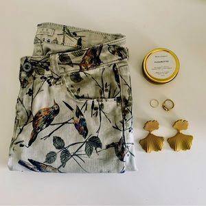 🕊️Toxik | Forest birds skinny pants